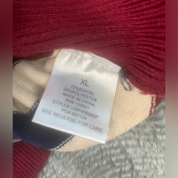 3/$30 Olive & Oak Maryanne Striped Pullover Sweater NWT Size X Large - Picture 10 of 13